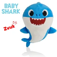 Velký plyšový Baby Shark se zvukem na baterie - 28cm