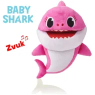 Velký plyšový Baby Shark se zvukem na baterie - 28cm