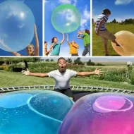 Úžasná gumová bublina Bubble Ball - plnitelná vzduchem i vodou