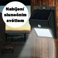 Solární LED světlo se senzorem pohybu 