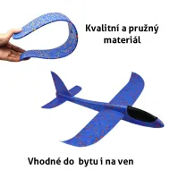 Svítící letadlo pro děti - házedlo