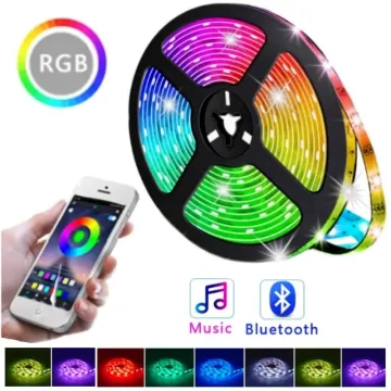 Barevný LED pásek s Bluetooth a dálkovým ovládáním - RGB 5m