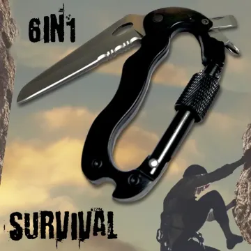 Multifunkční survival karabina 6 v 1